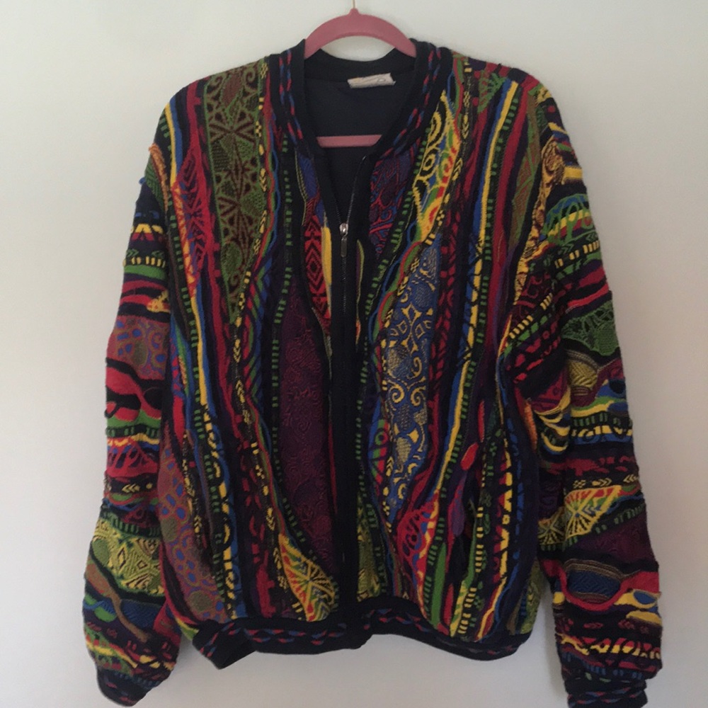 COOGI zip up sweater